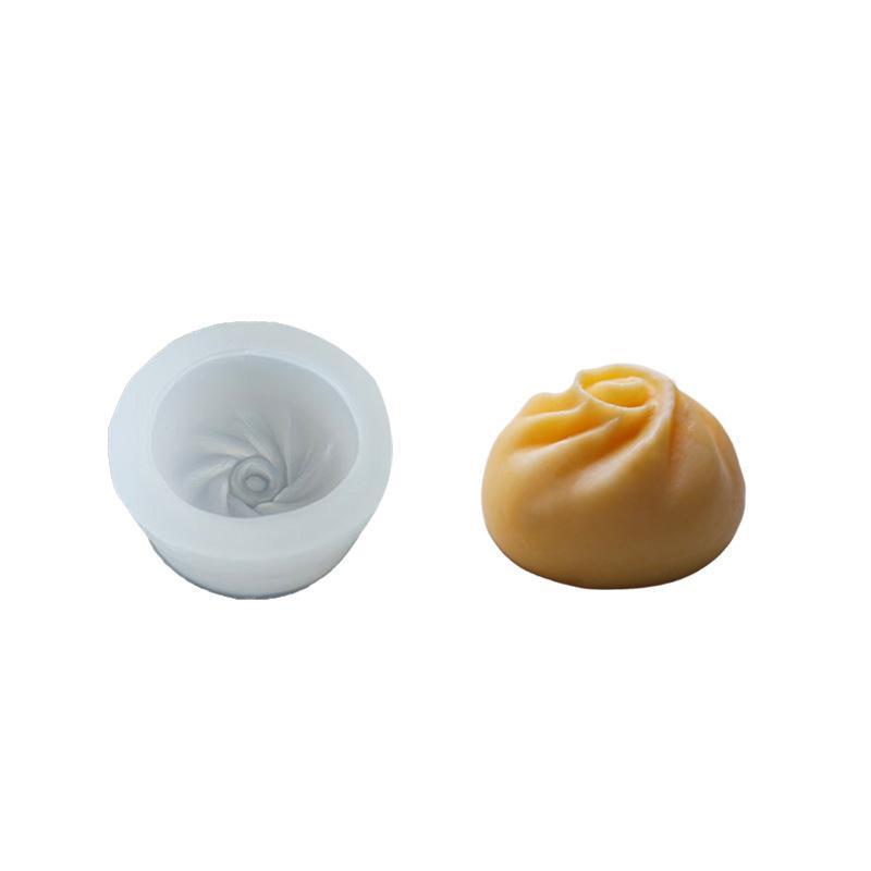 Soap Making Home - 3D Sevimli Mantı Baozi Silikon Kalıp,