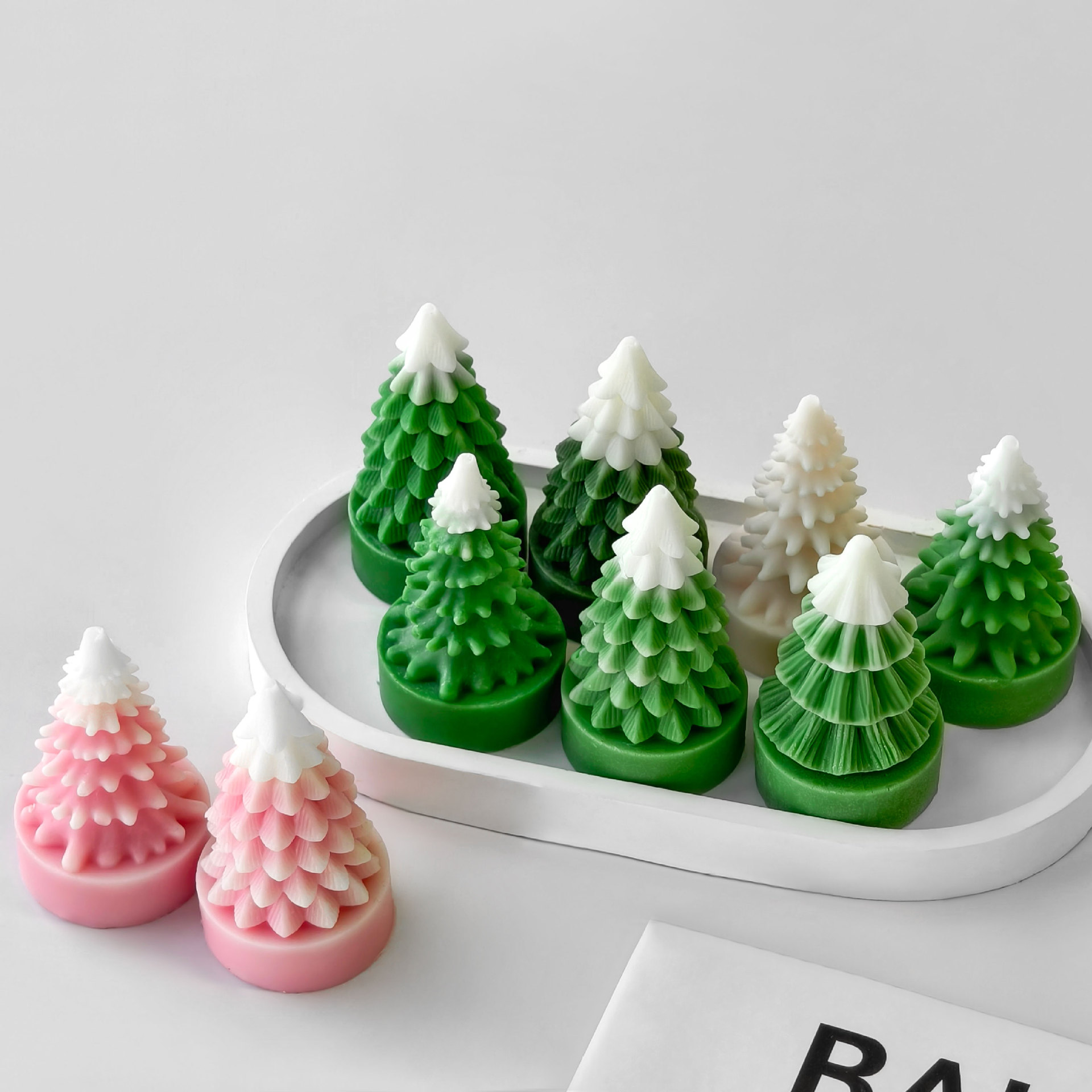 Soap Making At Home - DIY Mini Noel Ağacı silikon kalıp