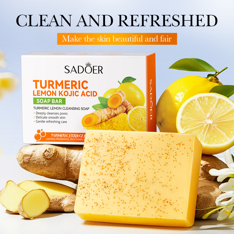 Soap Making Ingredient - 100g Zerdeçal Limon Temizleme Sabunu, Zerdeçal,