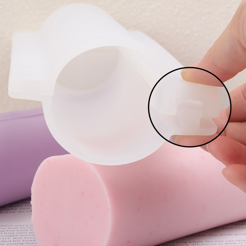 Soap Making Home - Uzun Kalp Şeklinde Silikon Sabun Kalıbı
