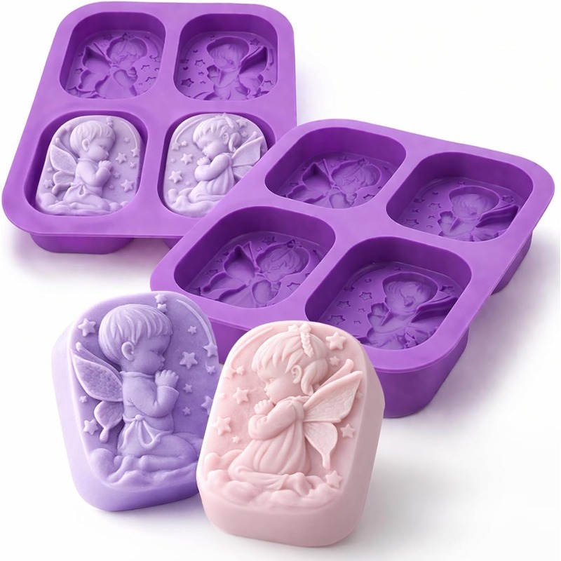 Soap Making Guide For Beginners - Melek silikon kalıp sabun yapımı için