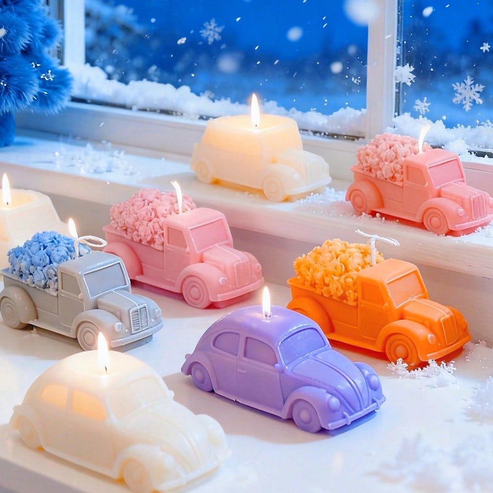 Soap Making Home - Çok Amaçlı Silikon Mum Kalıbı Gül