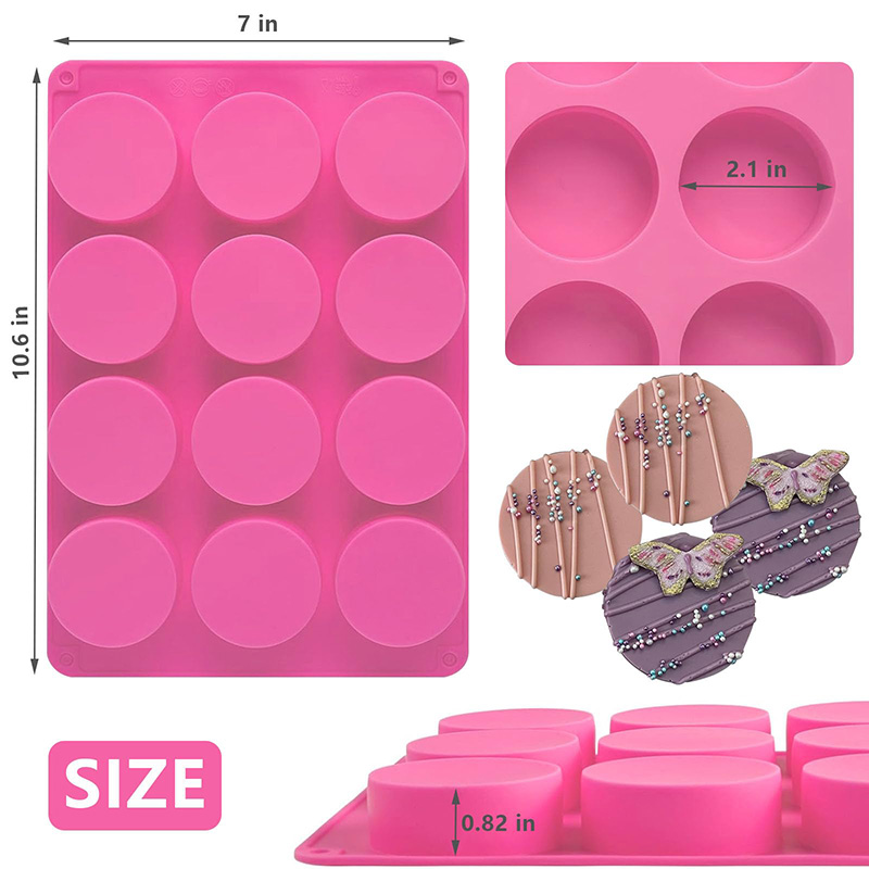 Yuvarlak Silikon Kalıplar 12 B - Soap Making Oven incelemesi ve fiyatı