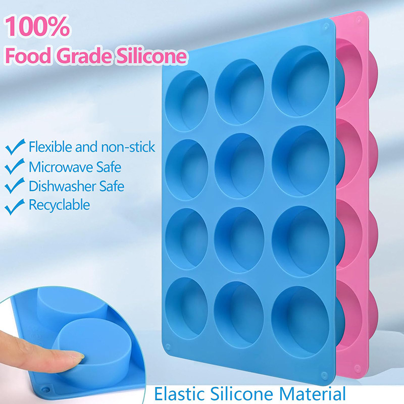 Yuvarlak Silikon Kalıplar 12 B - Soap Making Oven incelemesi ve fiyatı