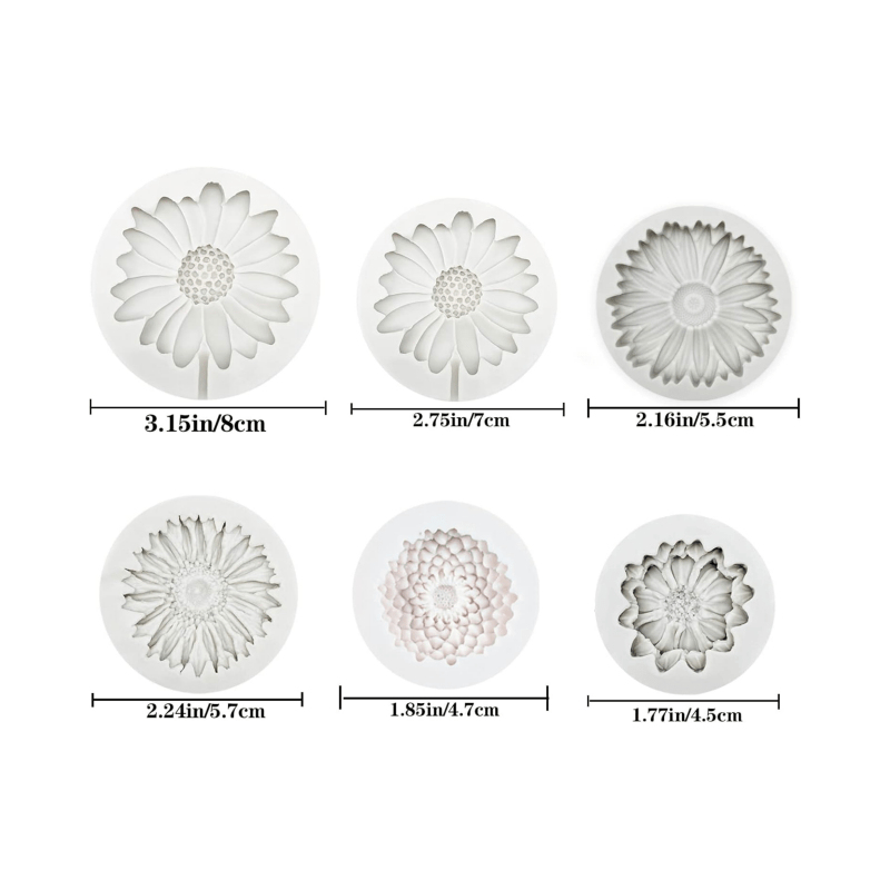 6 Parça, Ayçiçeği Papatya Sili - Soap Making Oven incelemesi ve fiyatı