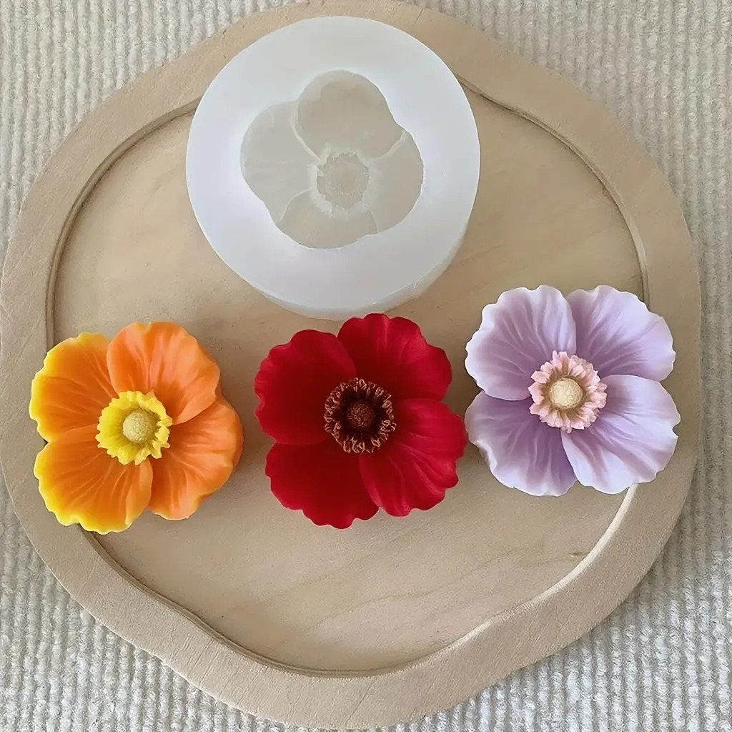 Çiçek Silikon Mum Kalıbı, Sabu - Soap Making Home incelemesi ve fiyatı