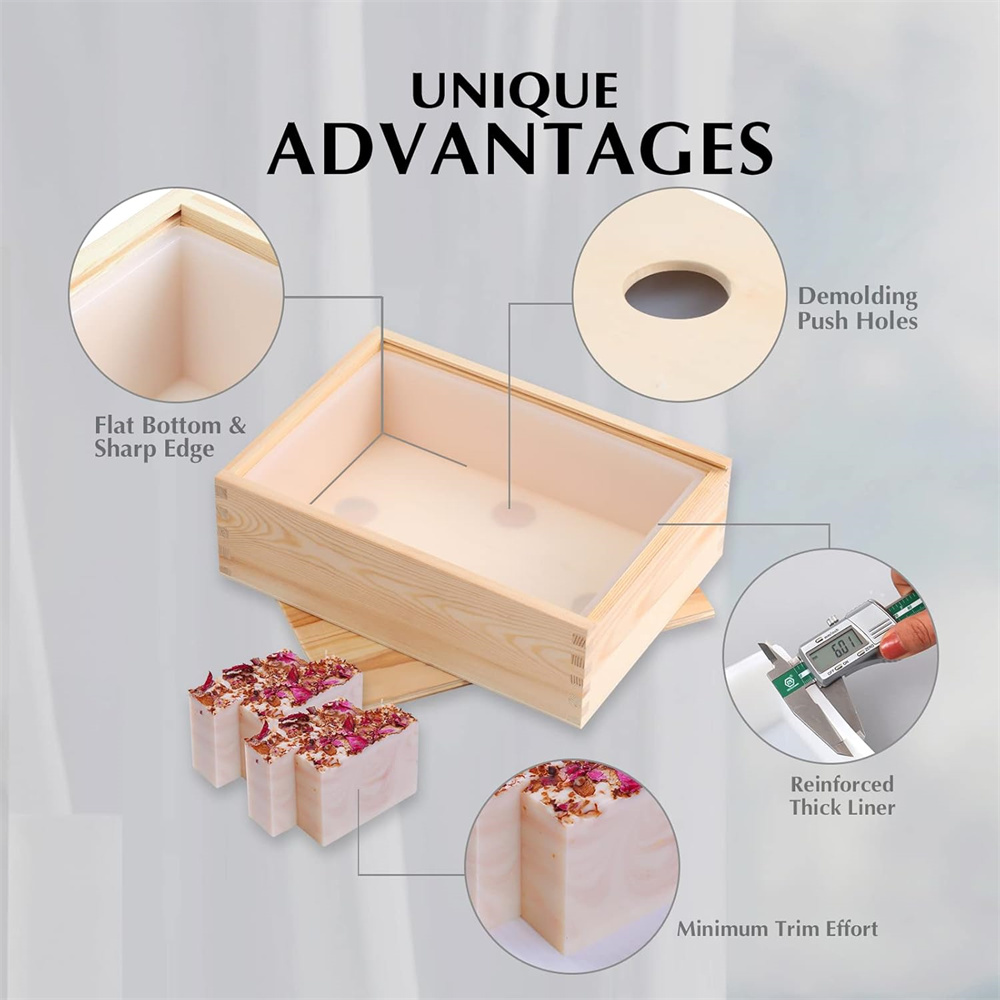 Büyük Sabun Kalıpları Dikdörtg - Soap Making Guide For Beginners incelemesi ve fiyatı