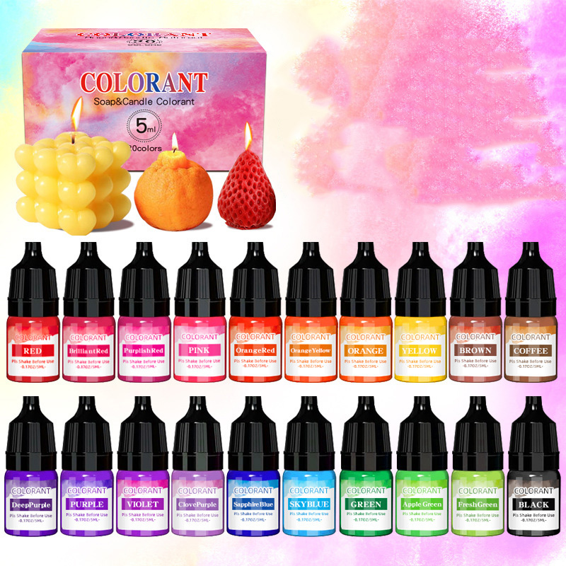 20 renk mum balmumu Pigment sı - Soap Making Ingredient incelemesi ve fiyatı