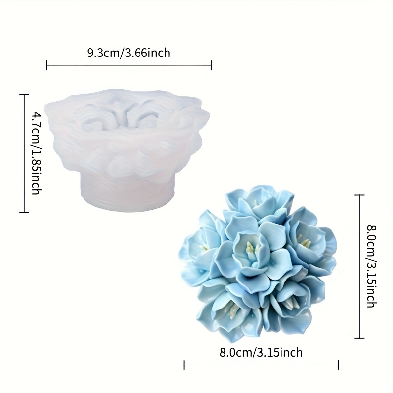 1 adet Ortanca Mum Silikon Kal - Soap Making Workshop incelemesi ve fiyatı