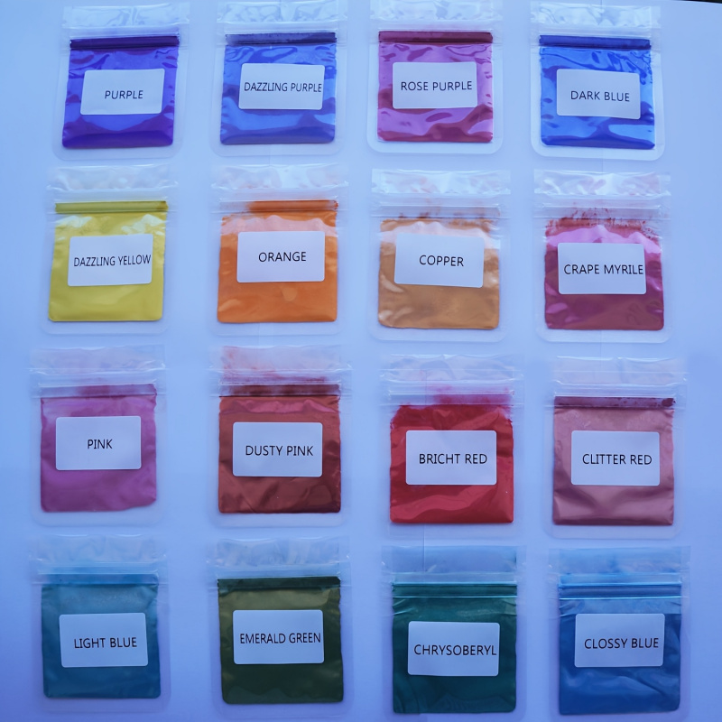 16 Renkli Mika Tozu Seti, Pake - Soap Making Ingredient incelemesi ve fiyatı