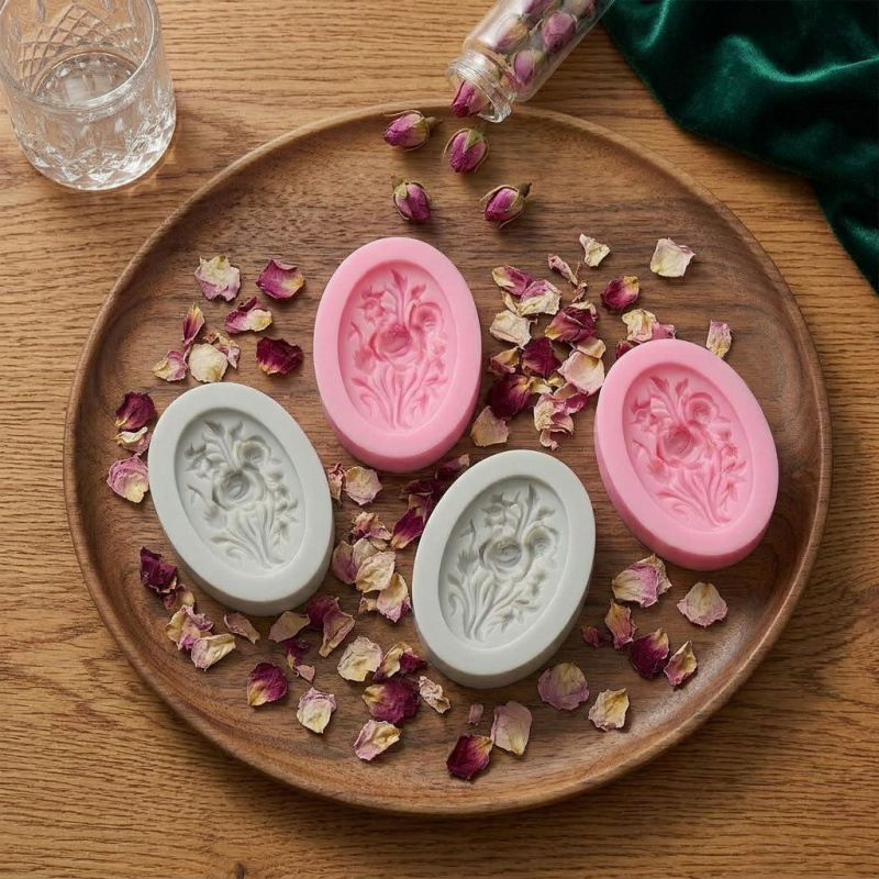 4 Çiçek şekilli silikon kalıp, - Soap Making Guide For Beginners incelemesi ve fiyatı