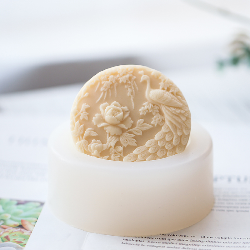 Tavuskuşu Çiçek Desen Silikon  - Soap Making Guide For Beginners incelemesi ve fiyatı