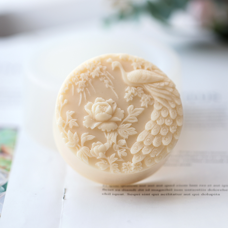 Tavuskuşu Çiçek Desen Silikon  - Soap Making Guide For Beginners incelemesi ve fiyatı