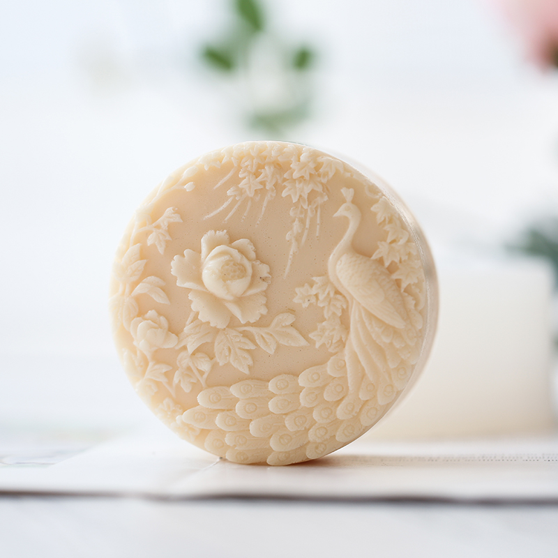 Tavuskuşu Çiçek Desen Silikon  - Soap Making Guide For Beginners incelemesi ve fiyatı