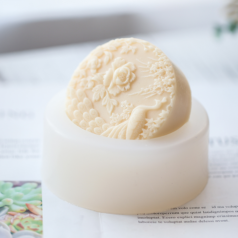Tavuskuşu Çiçek Desen Silikon  - Soap Making Guide For Beginners incelemesi ve fiyatı